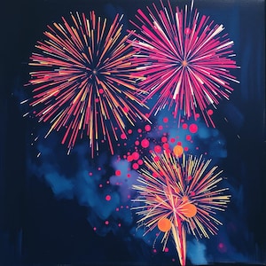 Celebratory fireworks