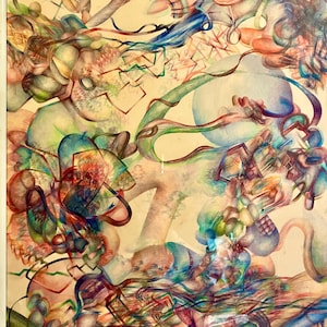 Eudora-Colored Pencil Abstract