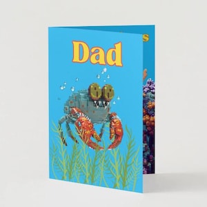 Biglietto d'auguri digitale per la festa del papà: sei davvero fantastico - Design divertente in stile retrò a 8 bit