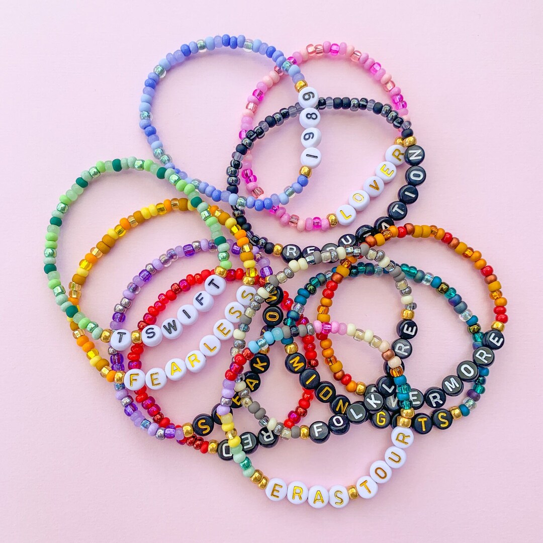 Concert Tours Beaded Bracelets Handmade Friendship Etsy