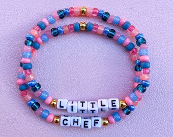 Ratatouille Inspired Beaded Bracelet Set of 2