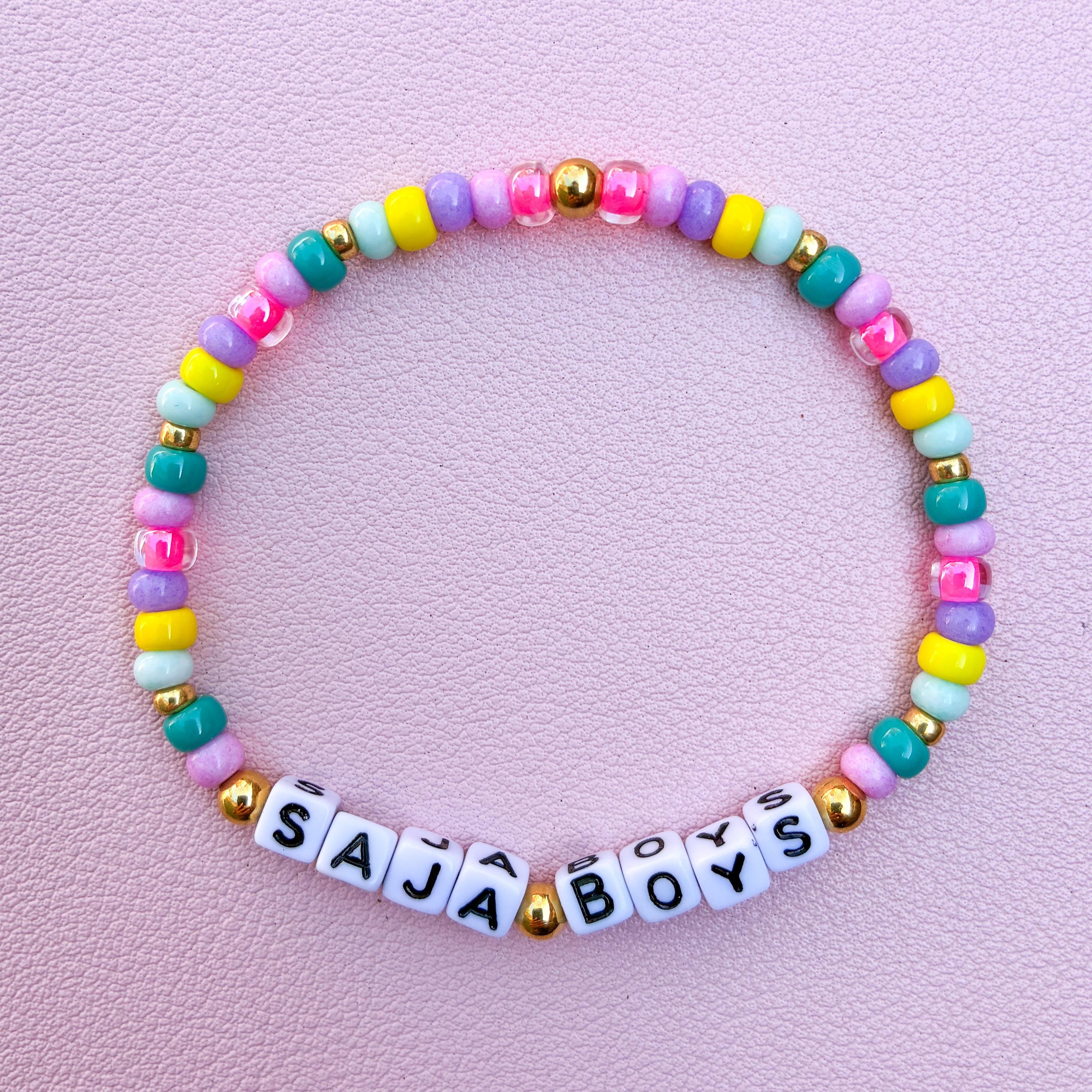 Huntrix Beaded Bracelets - Rumi - Mira - Zoey - KPOP Demon Hunters