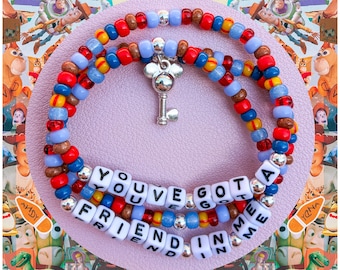 Toy Story Beaded Bracelets -  You've Got A Friend In Me - Friendship Bracelets