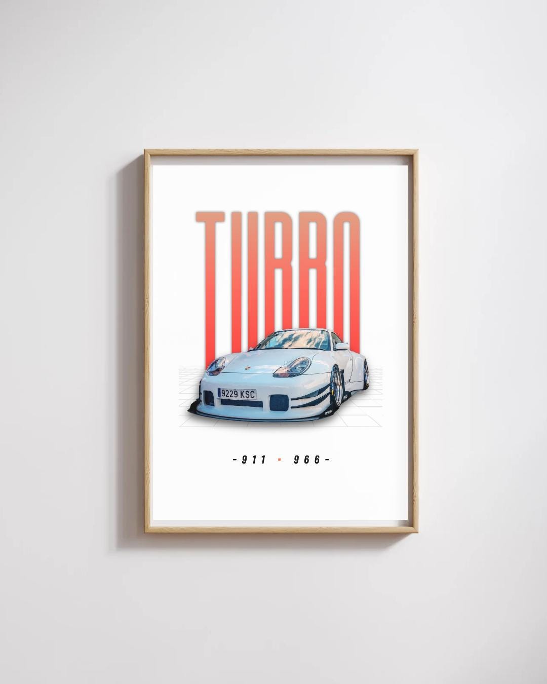 Porsche 996 poster - Etsy 日本