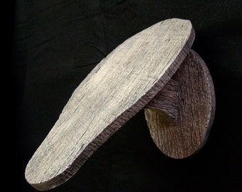 Ciervo hecho a mano cráneo europeo montaje pared pedestal granero madera placa pintada a mano panel falso cráneo de ciervo cola blanca mula taxidermia