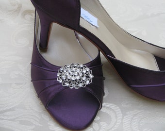 Purple Wedding Shoes Purple Bridal Shoes Eggplant Bridal Shoes