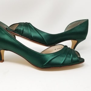 Green Wedding Shoes Green Bridal Shoes or PICK FROM 100 COLORS Green Bridesmaid Shoes
