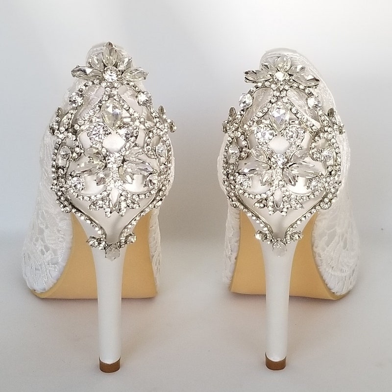 lace bridal shoes