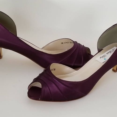 Melanzane Viola Scarpe da Sposa Melanzane Viola Scarpe da | Etsy Italia