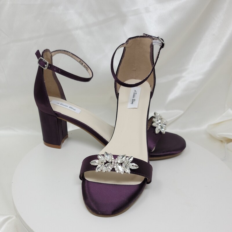 Chunky Crystal Heels - Etsy