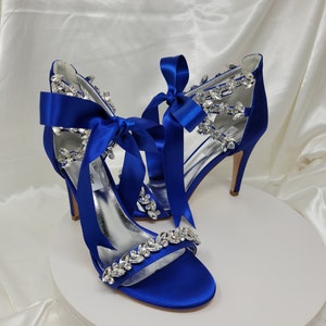Prom shoes navy blue outlet