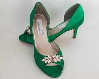 forest green shoes for wedding