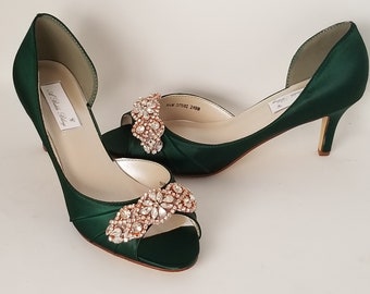 Wedding Shoes Custom Dyed and Designed Bridal Shoes by ABiddaBling