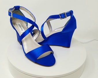 cobalt blue sandals for wedding
