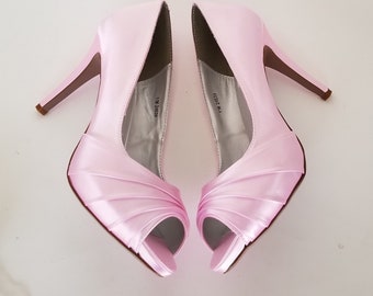 light pink bridesmaid shoes