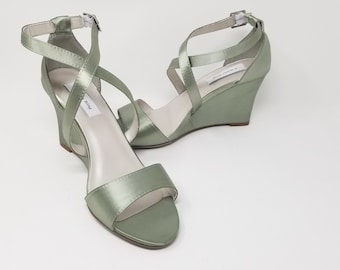 sage color shoes