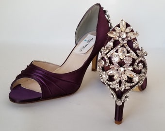 Plum Wedding Shoes Etsy