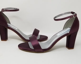 plum wedges for wedding