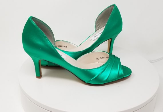 teal bridesmaid shoes