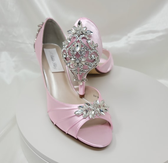 Pale Pink Wedding Shoes - Bitsy Bride