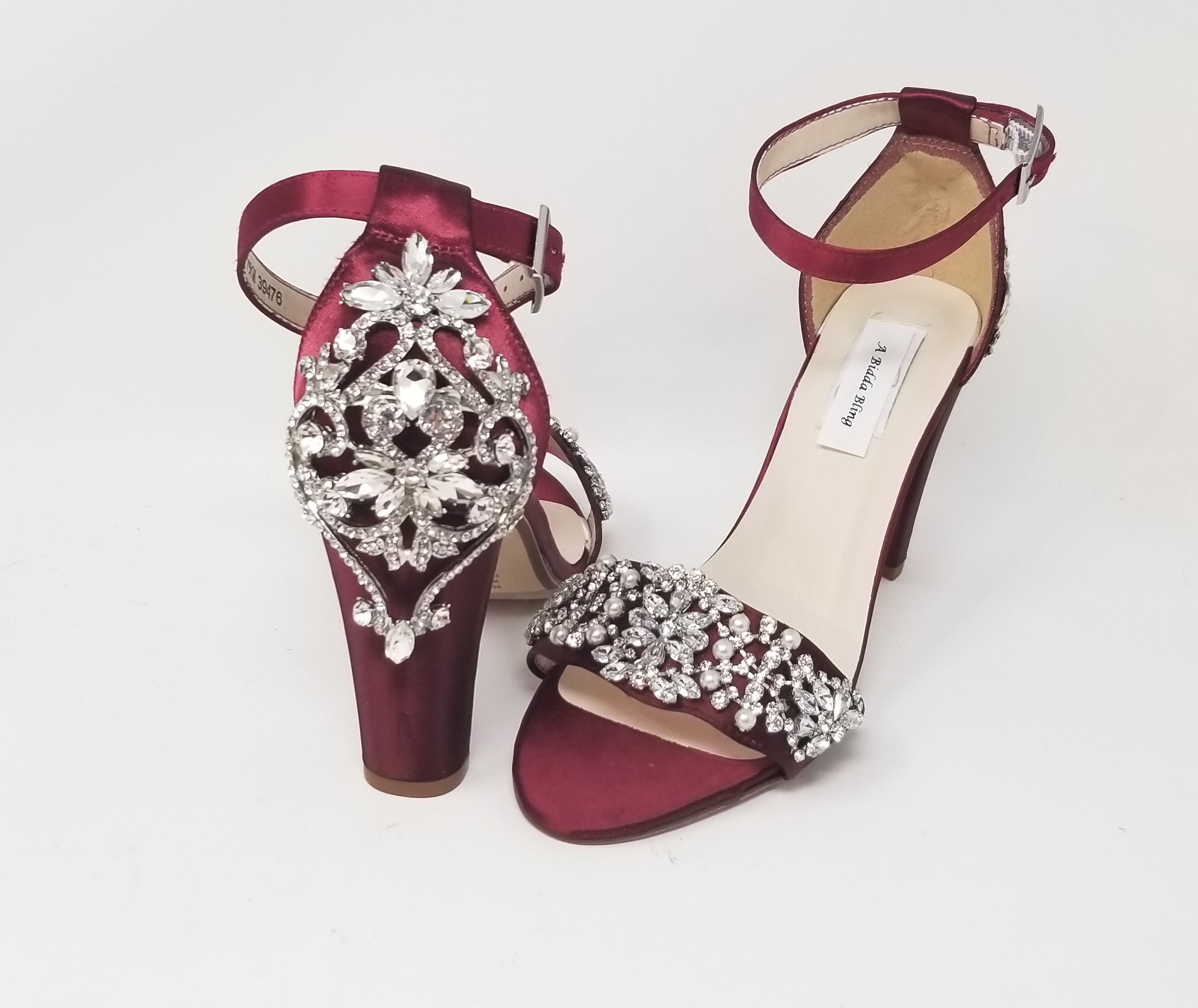 Wine Red Woman Shoes - Temu