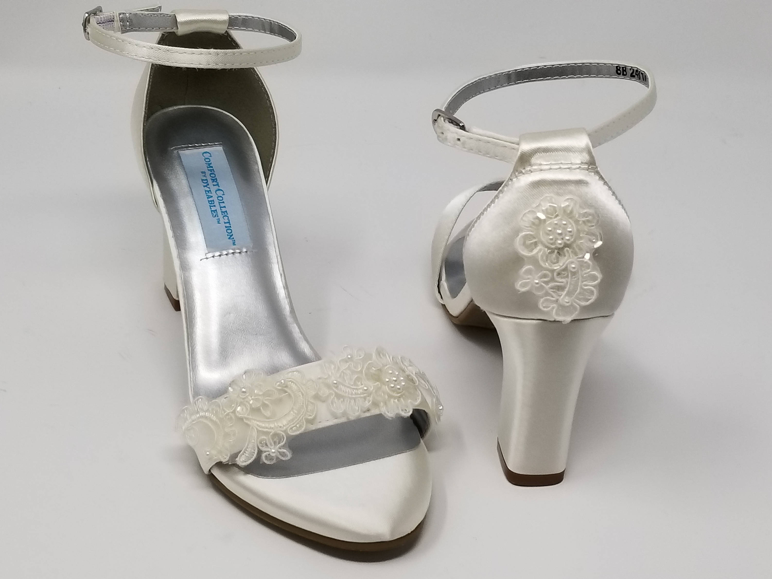 ivory lace wedding sandals
