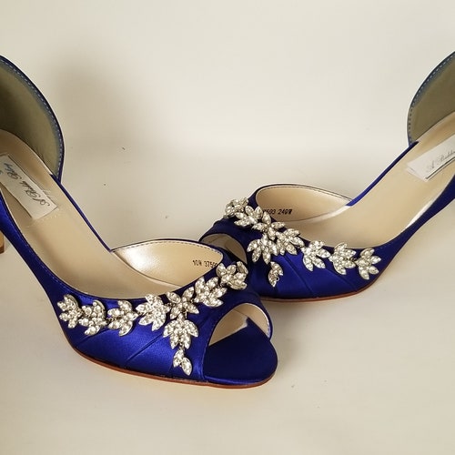 ice blue bridal shoes