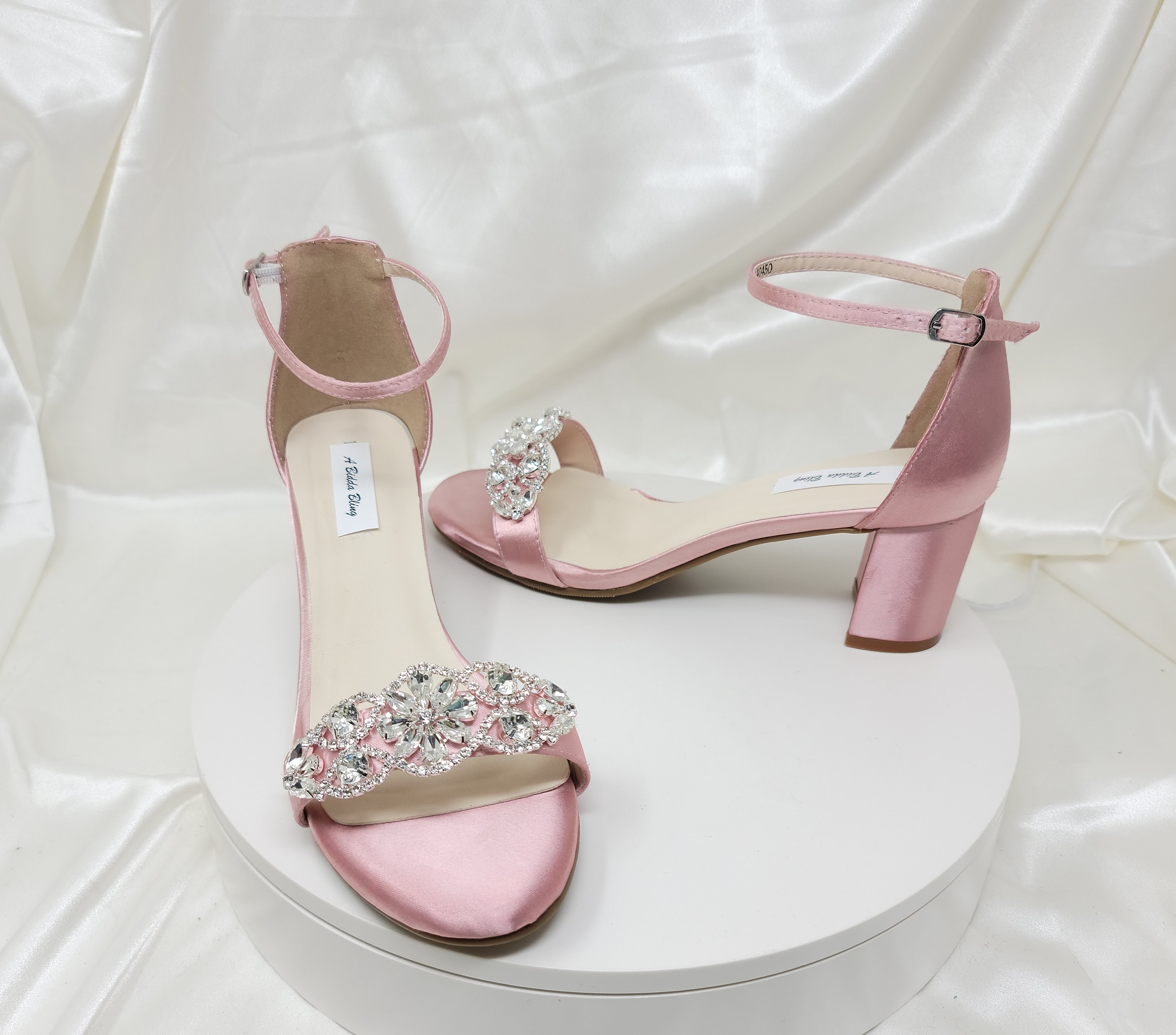 Elegant Modern Chic Light Pink and White Wedding Ideas -  Elegantweddinginvites.com Blog | Pink wedding shoes, Bridesmaids heels, Pink  and white weddings