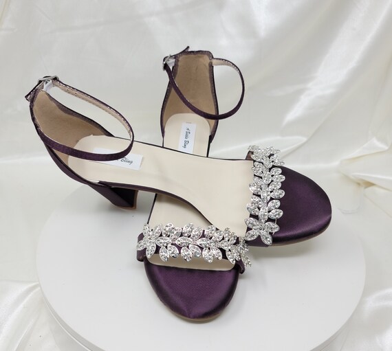 Eggplant colored heels best sale
