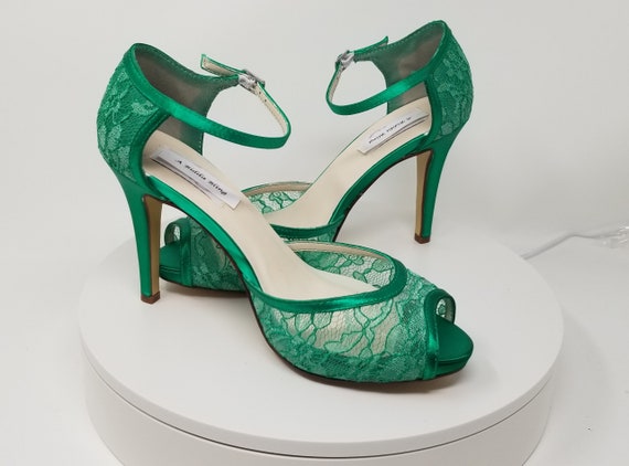 de boda verde esmeralda Zapatos de verde - Etsy México