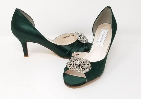 hunter green wedding shoes