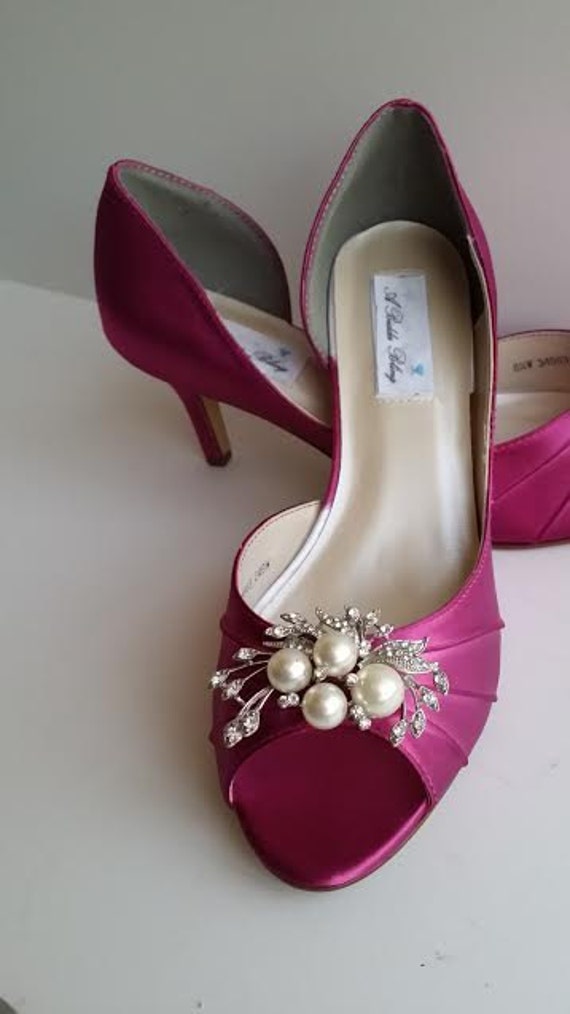 Buy > fuchsia pink shoes for wedding > in stock