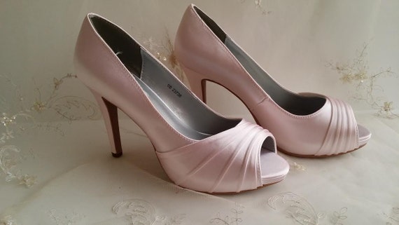 pink bridesmaid shoes