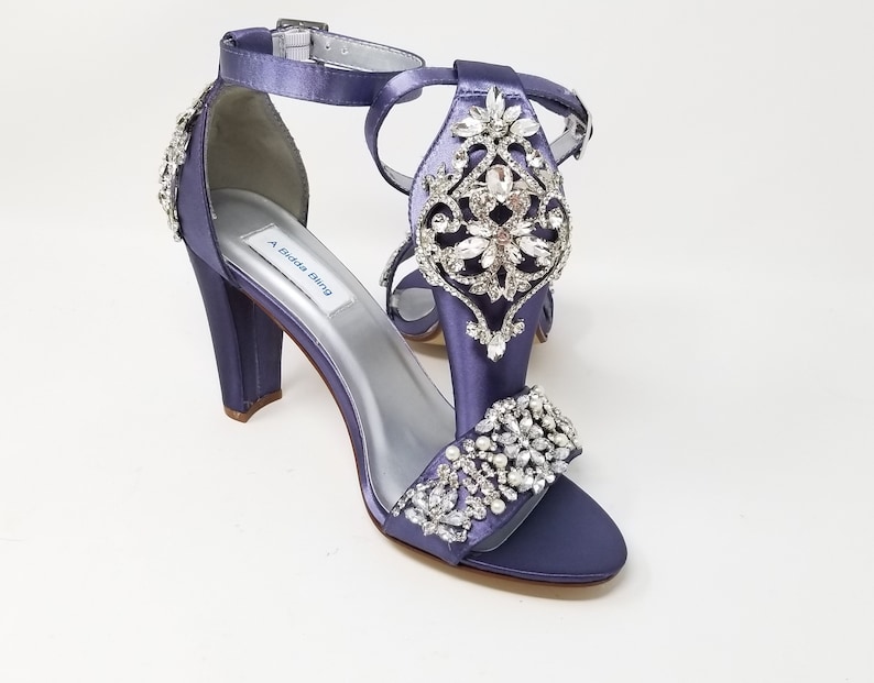 lilac wedding heels