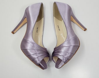 Purple Bridal Shoes Purple Bridal Shoes - 100 Colors Dyeable Bridal Shoes Purple Bridesmaid Shoes Lilac Wedding Shoes Lilac Bridal Shoes