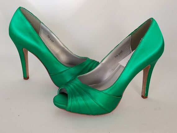 Zapatos de novia verde esmeralda Zapatos de novia verde | Etsy México