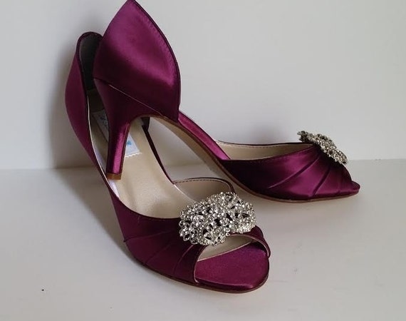 scarpe bordeaux sposa