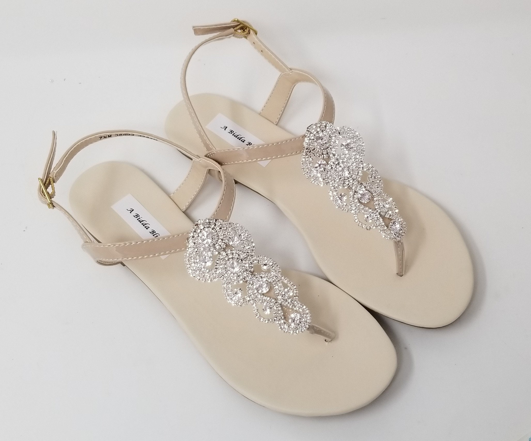 Ivory Nude Bridal Sandals Bridal Sandals - Etsy