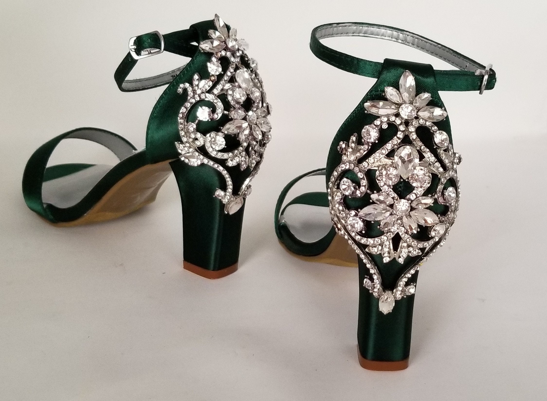 Hunter green heels best sale