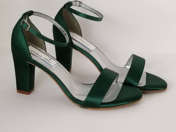 hunter green heels