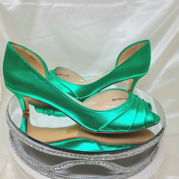 emerald green womens shoes