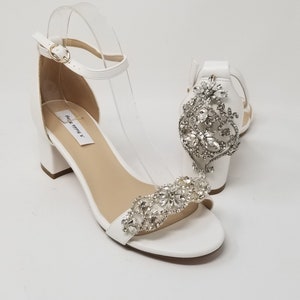 Block Heel Wedding Shoes Off White Wedding Shoes Block Heel Bridal Shoes Off White Bridal Shoes Vegan Sandals Vegan Bridal Shoes