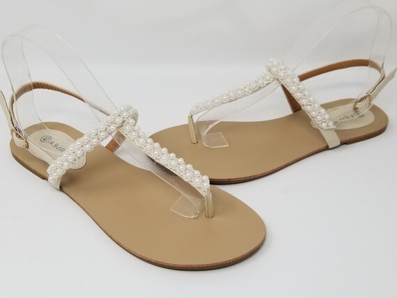 ivory wedding sandals