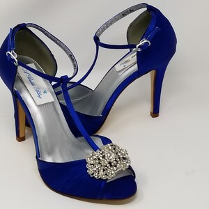 royal blue bridal shoes