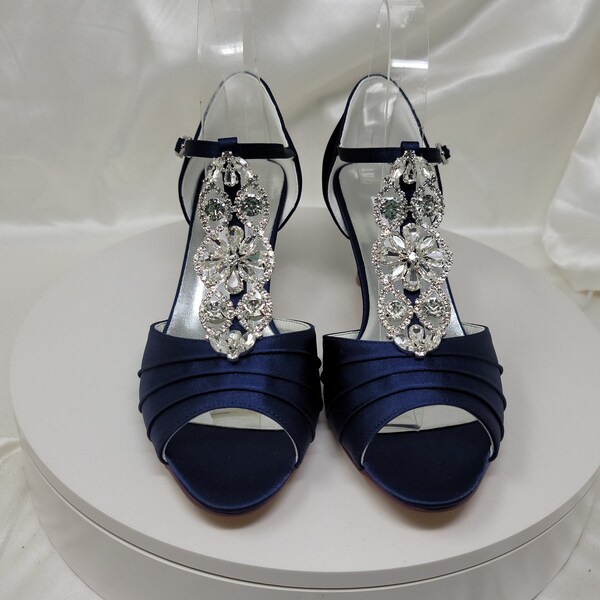 navy heels for wedding