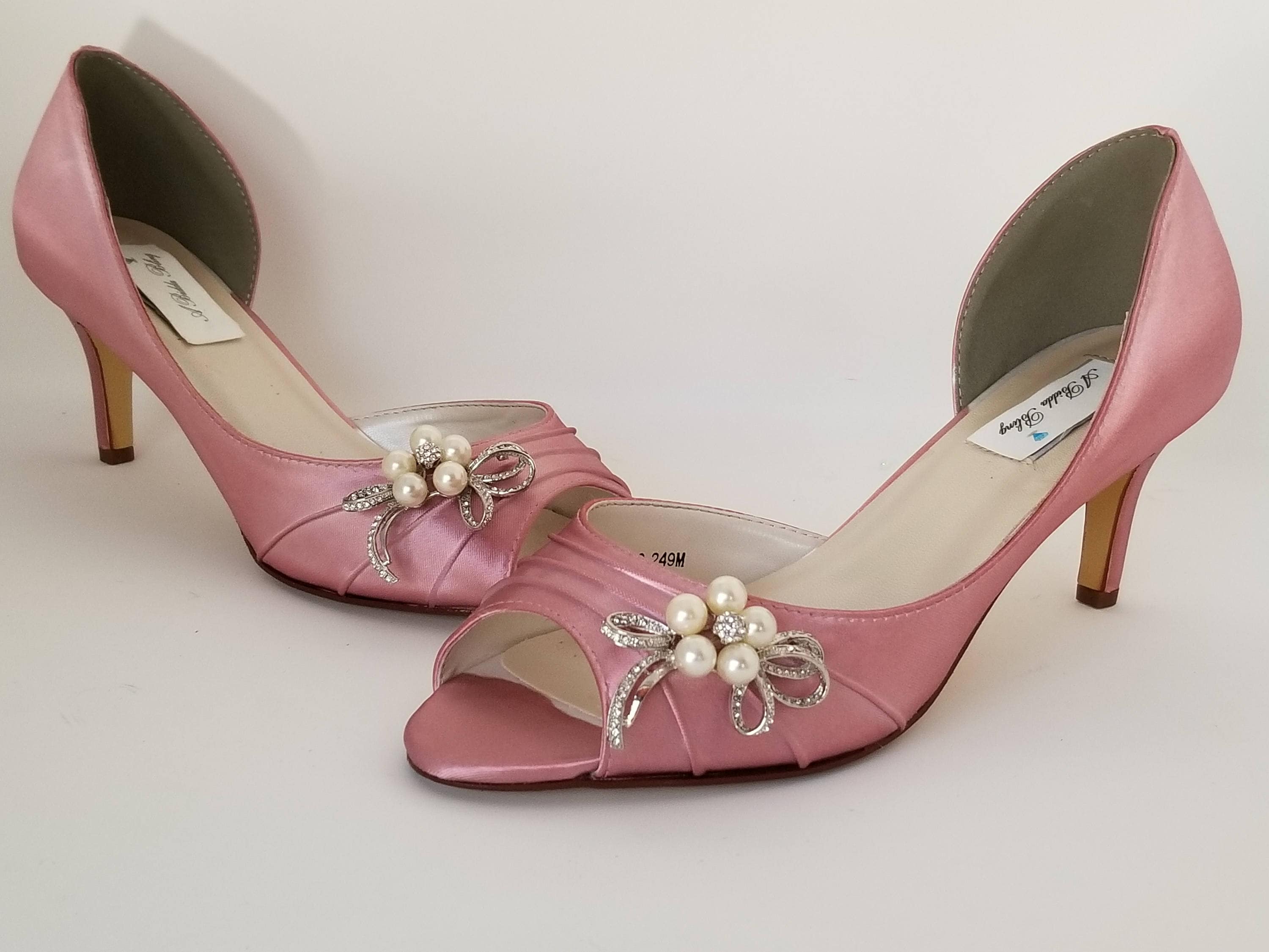 shoes that match with dusty pink dress