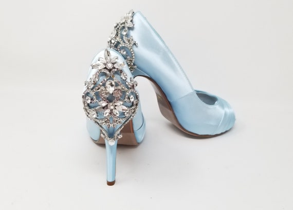 Zapatos de novia con de cristal de boda - Etsy México