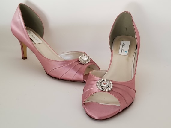 Dusty rose shop color shoes