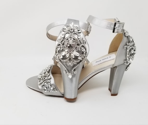 Buy Lipsy Silver Wide FIt Mid Block Heel Sandals from Next Australia