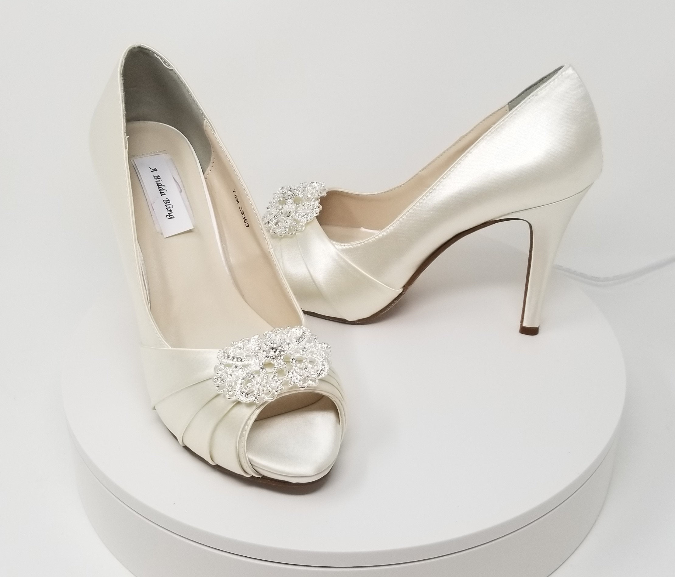ivory bridal heels